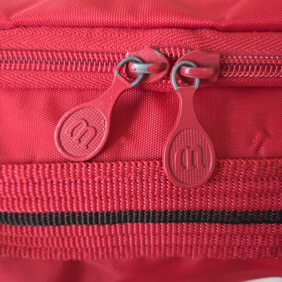 Wilson Red Tour Duffle 19" Bag Vintage 90s - 1 Outside Zip Double Handle & Strap - Picture 6 of 16